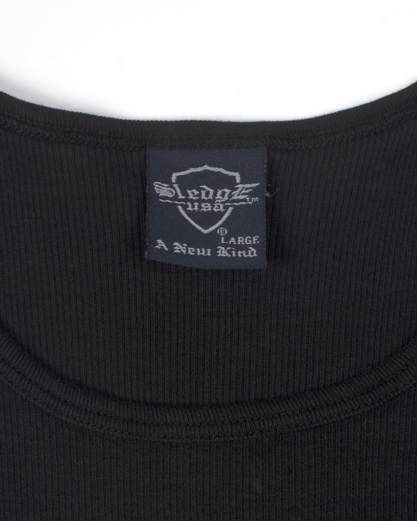 Sledge USA Ribbed Black Tank Top