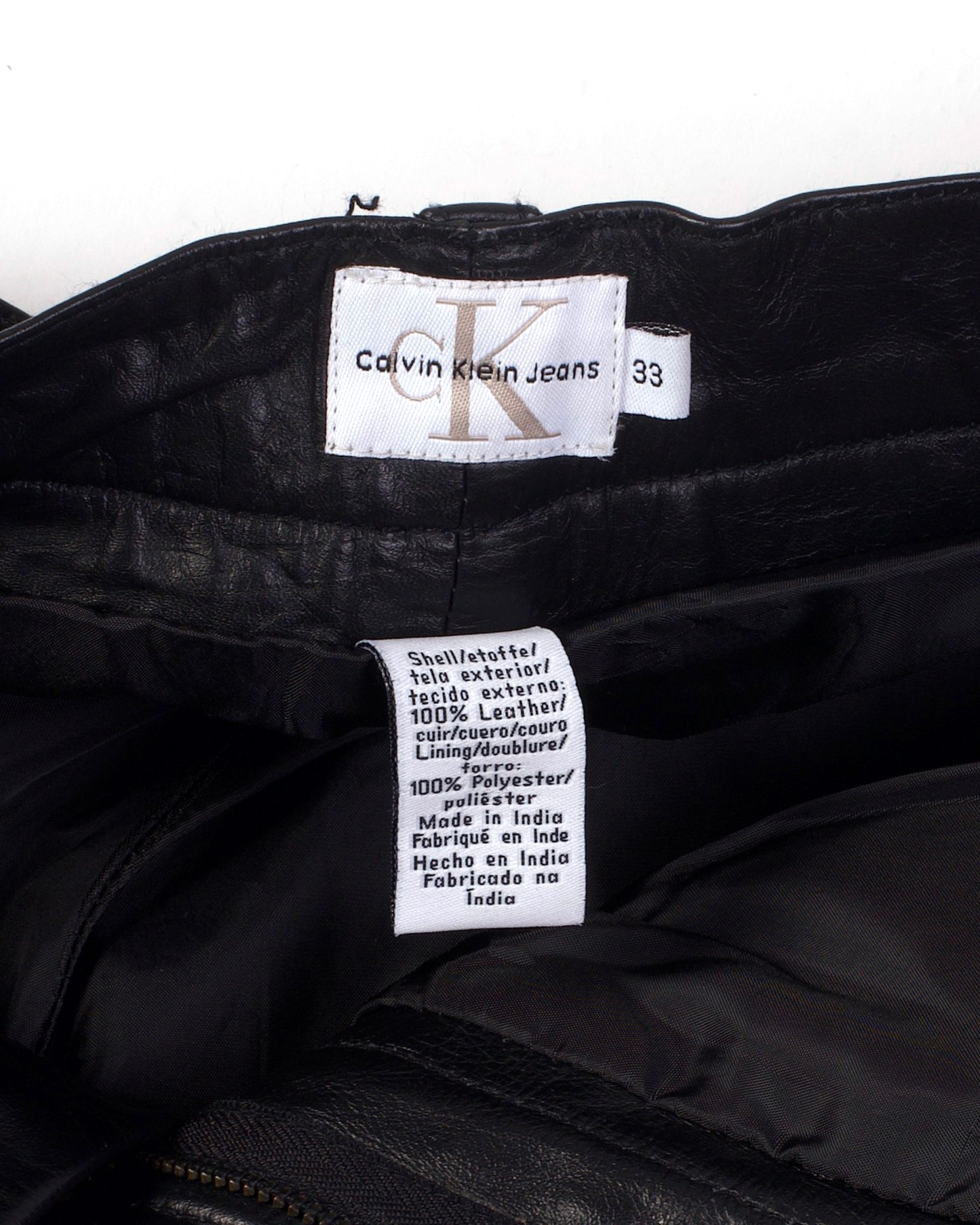 Calvin Klein Leather Pants