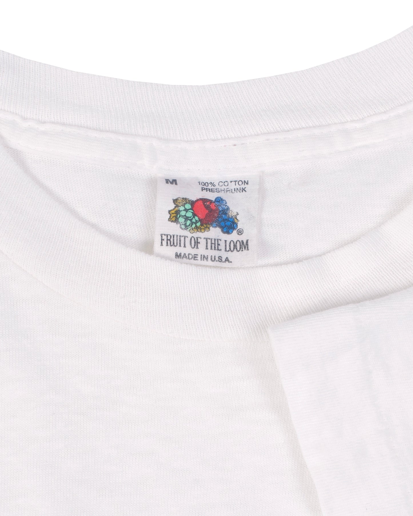 Blank Fruit of the Loom White Pocket T-Shirt