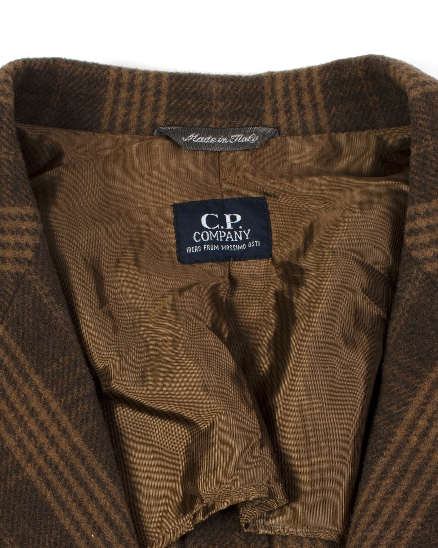 C.P. Company Cashmere Blend Plaid Blazer