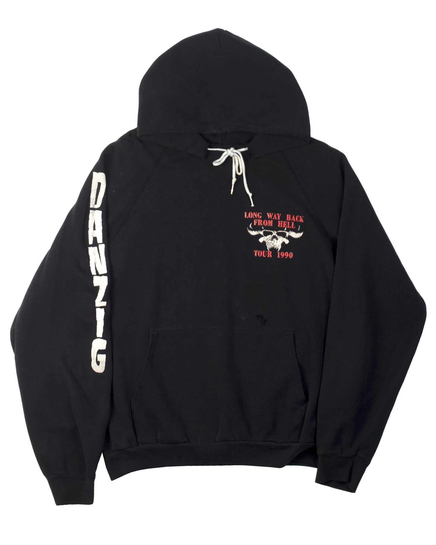 Danzig 'Long Way Back From Hell' 1990 Tour Crew Hoodie