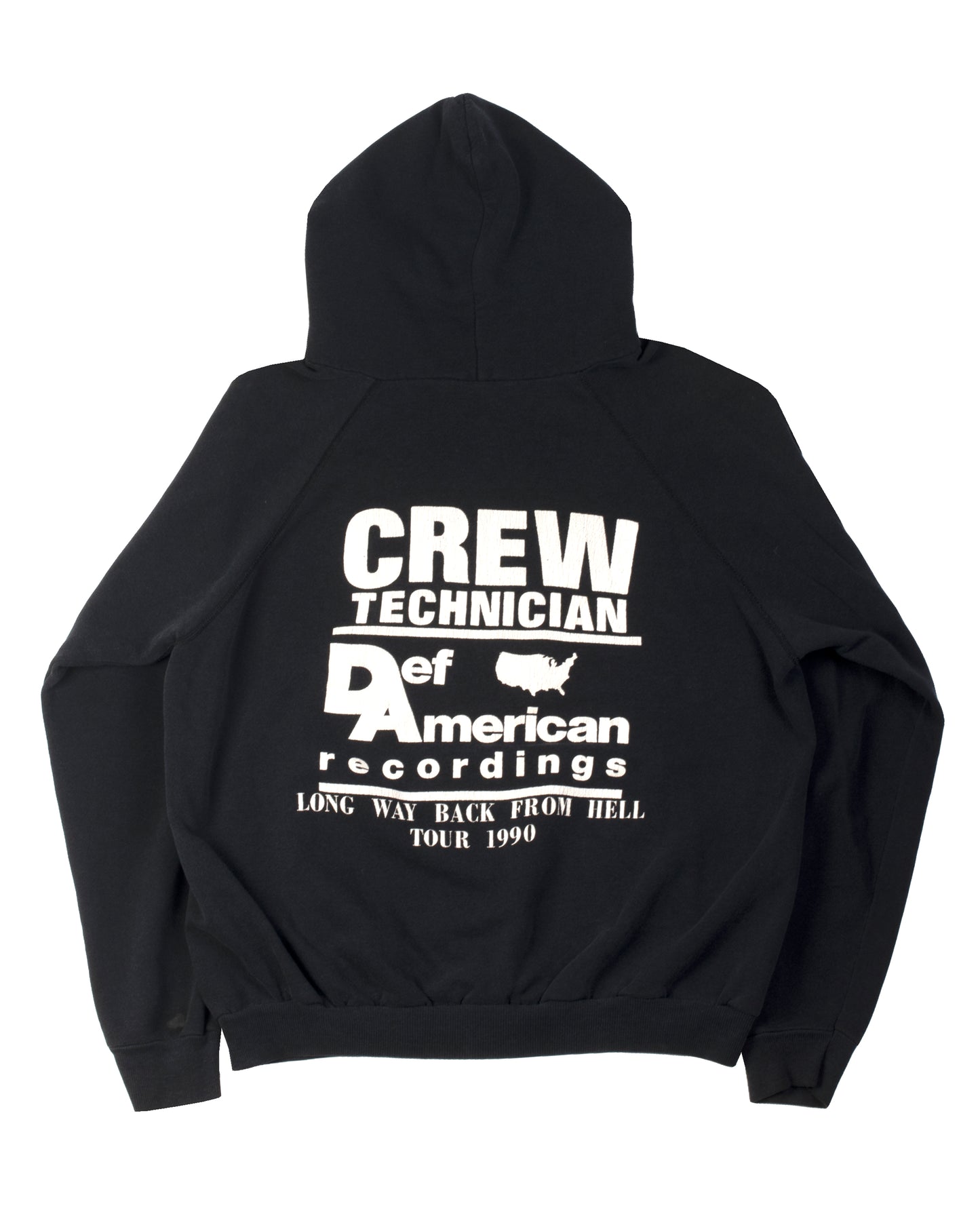 Danzig 'Long Way Back From Hell' 1990 Tour Crew Hoodie