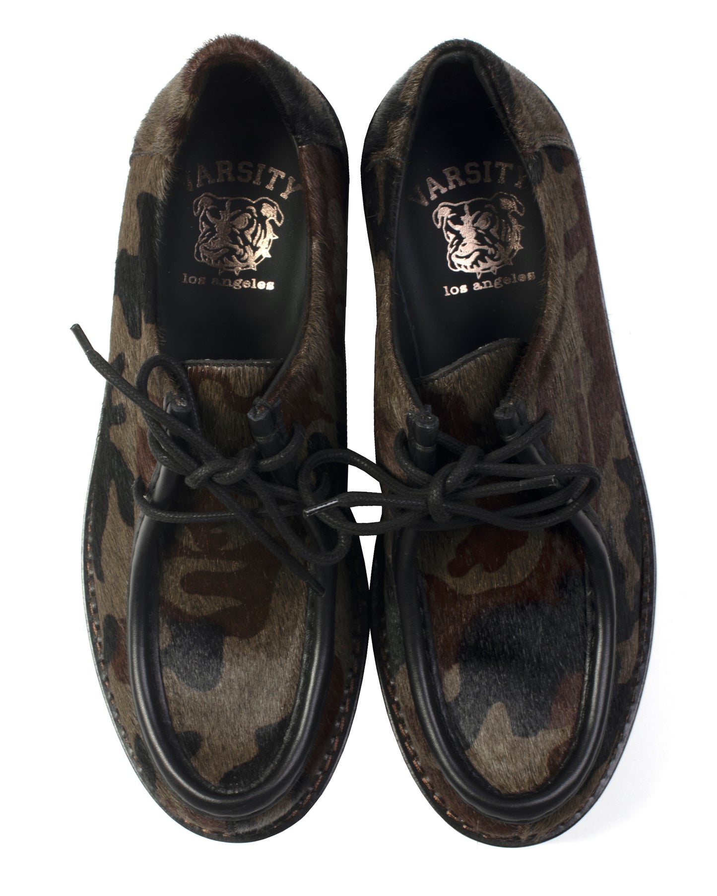VLA Camo Pony Hair Moc Shoes