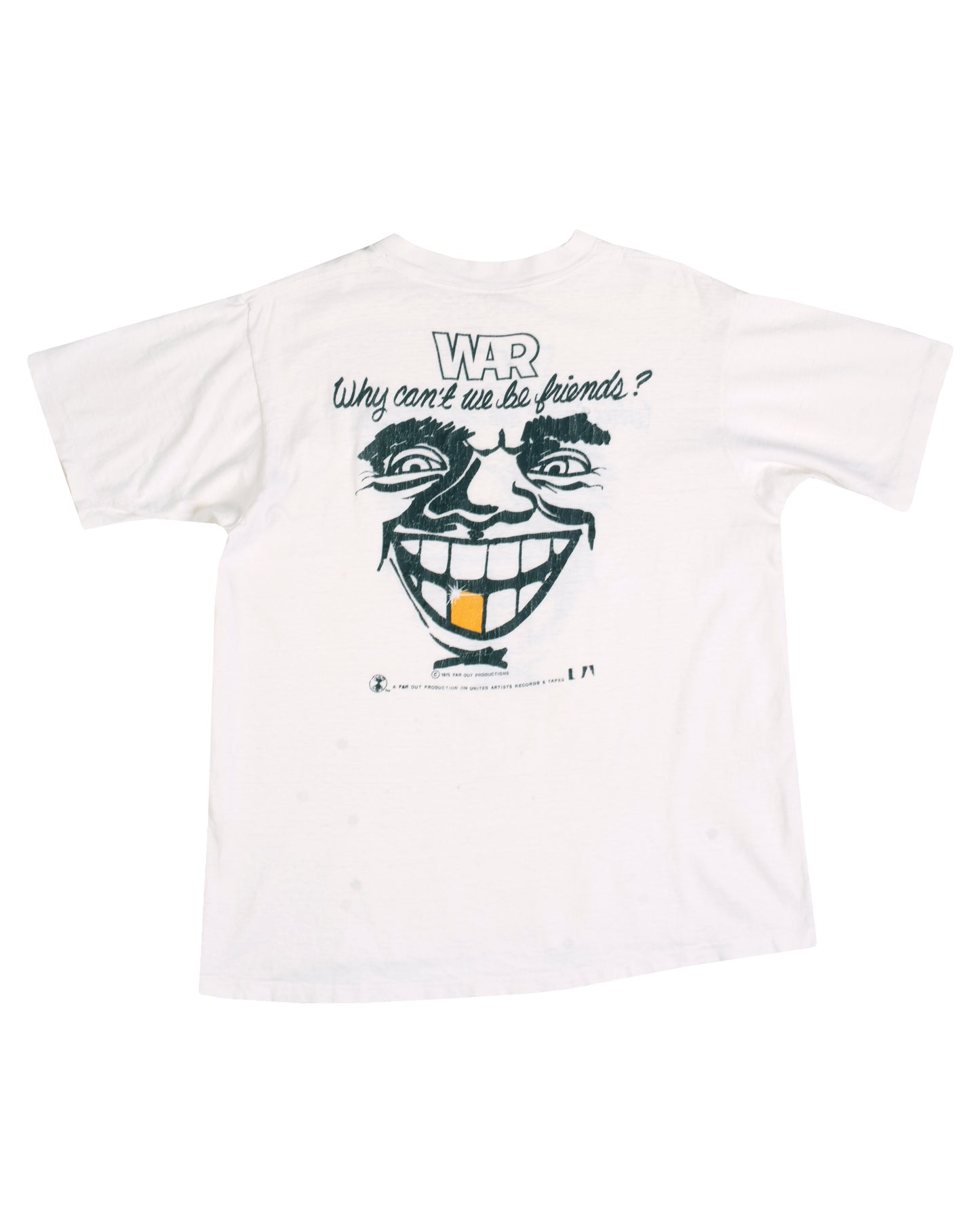WAR 'Why Can't We Be Friends" T-Shirt