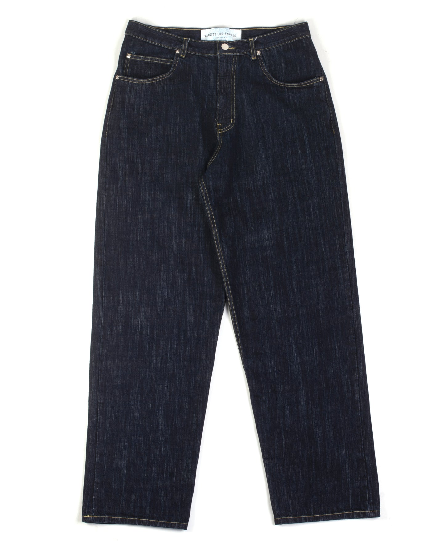 Varsity Los Angeles Indigo Triple Rinse Full Cut Jeans