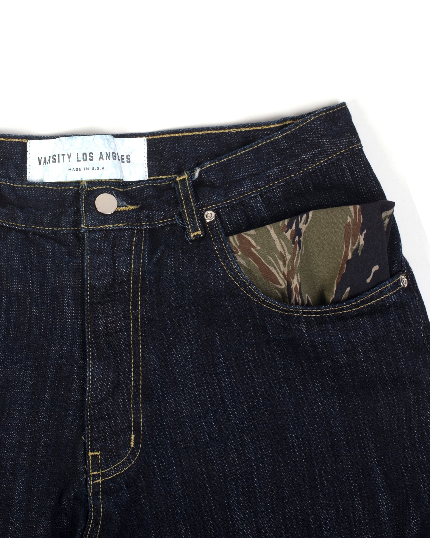 Varsity Los Angeles Indigo Triple Rinse Full Cut Jeans