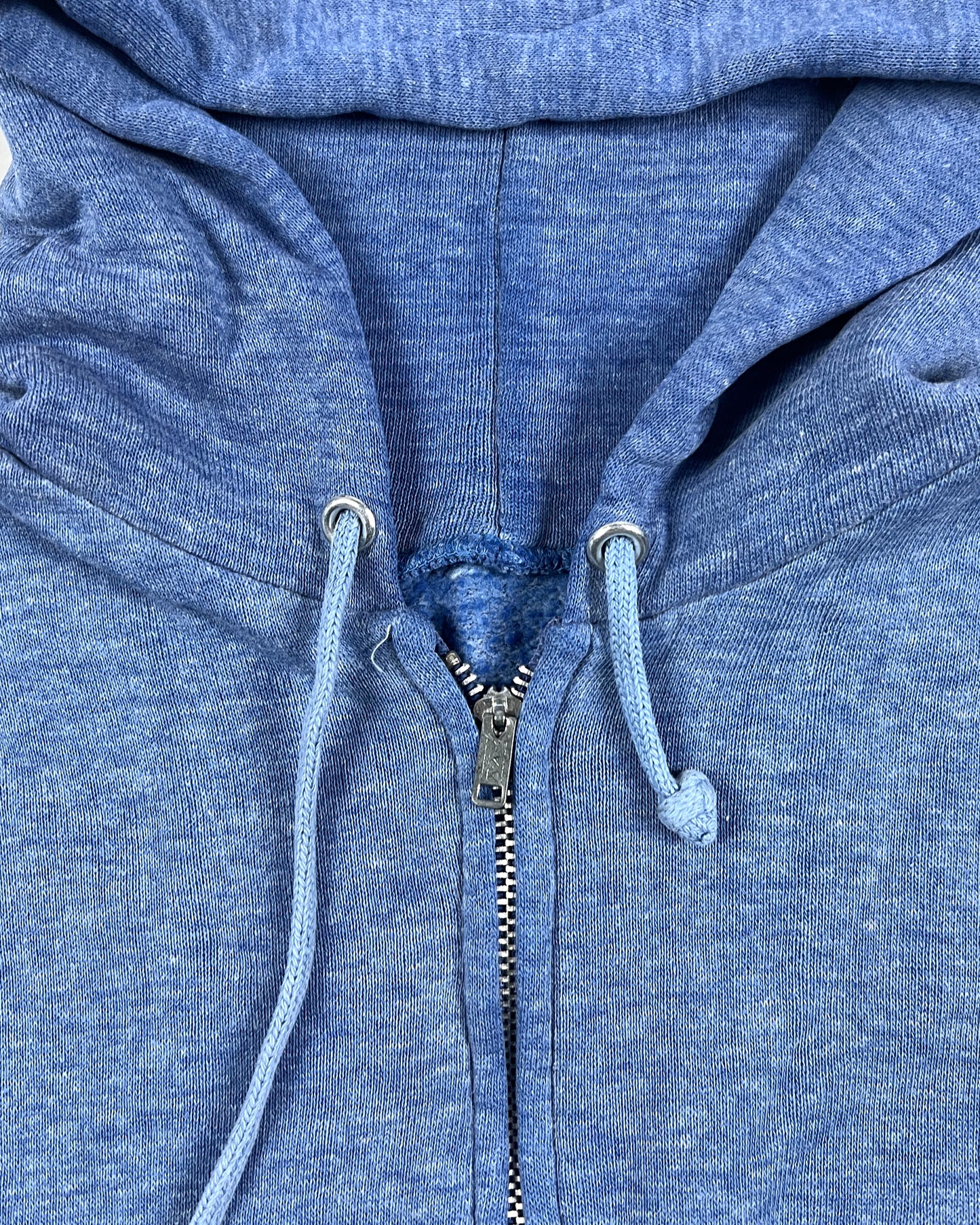 Blank Blue Zip Up Hoodie