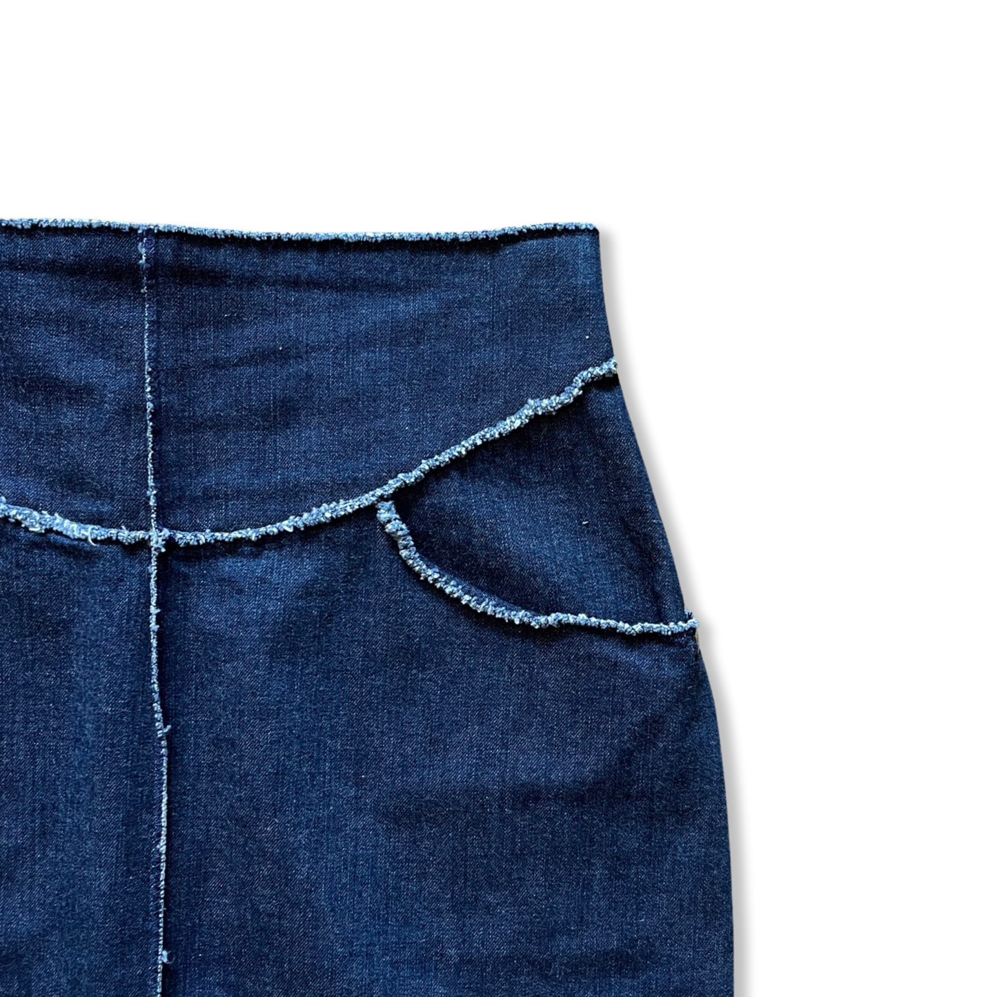 Chanel Denim Patchwork Skirt
