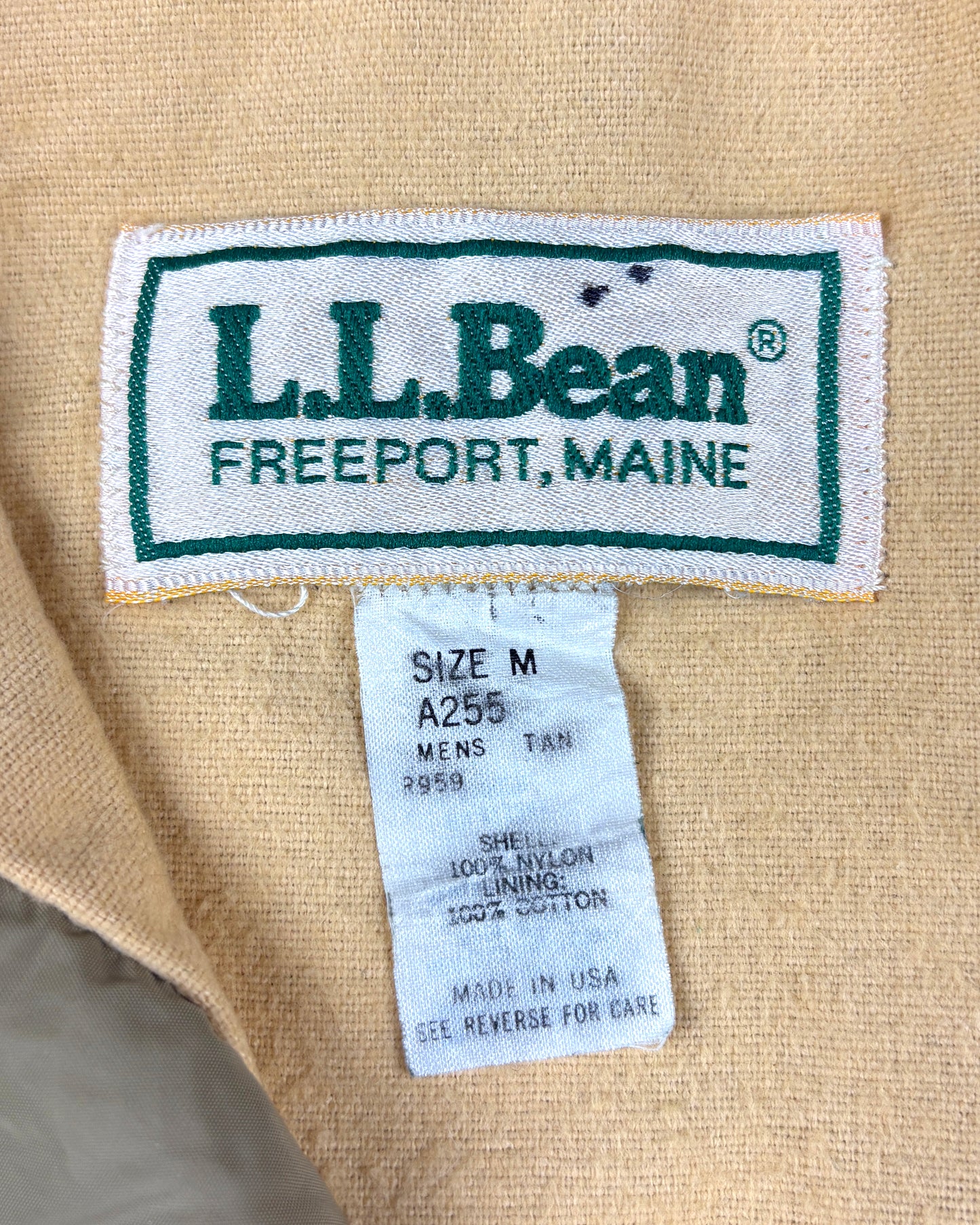 L.L. Bean Chamois Lined Coaches Jacket