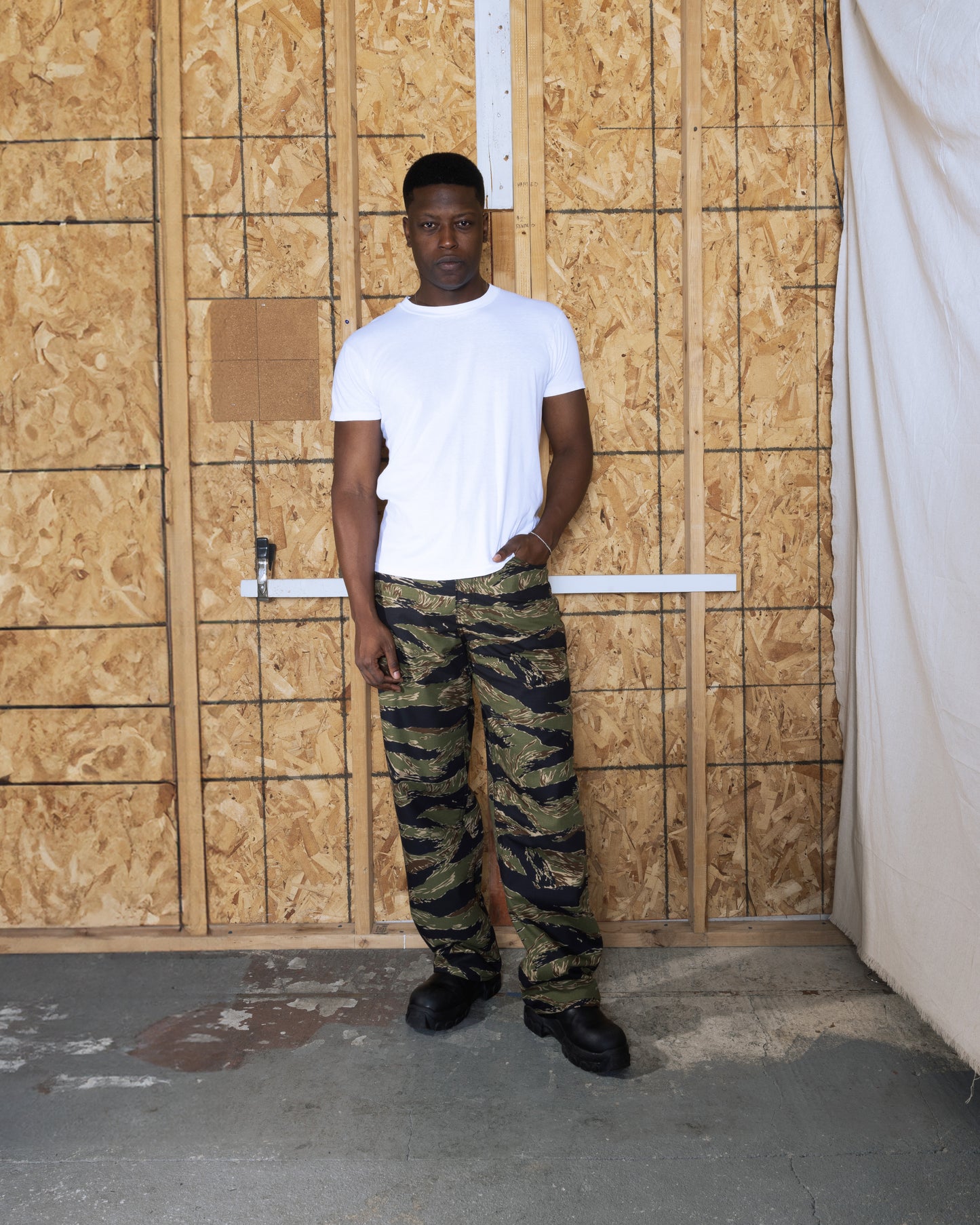 Varsity Los Angeles Tiger Stripe Camo Full Cut Jeans