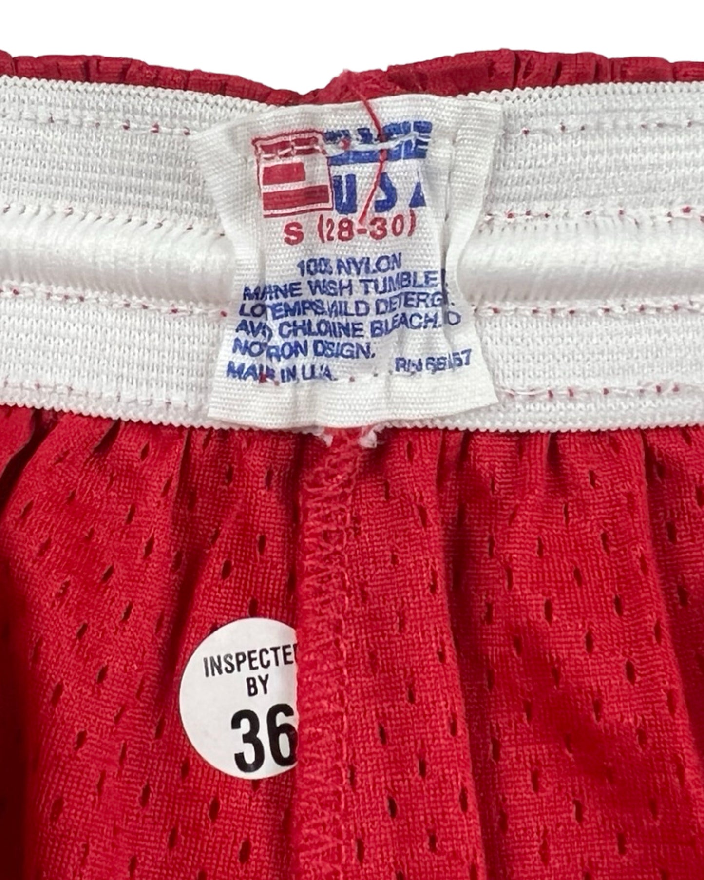 1990’s Eagle USA Made Red Mesh Shorts