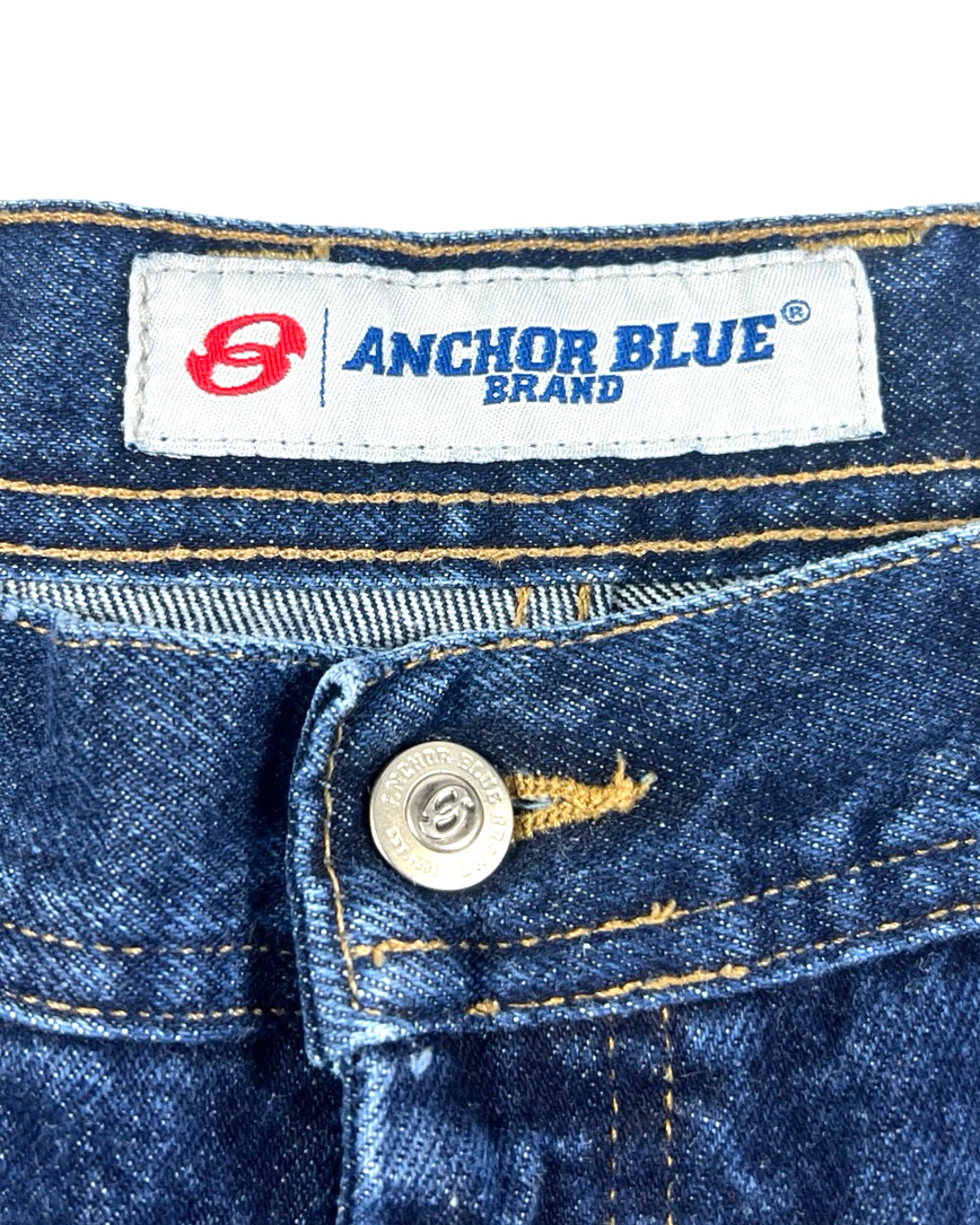 2000’s Anchor Blue Denim Jean Shorts w/Carpenter Pocket
