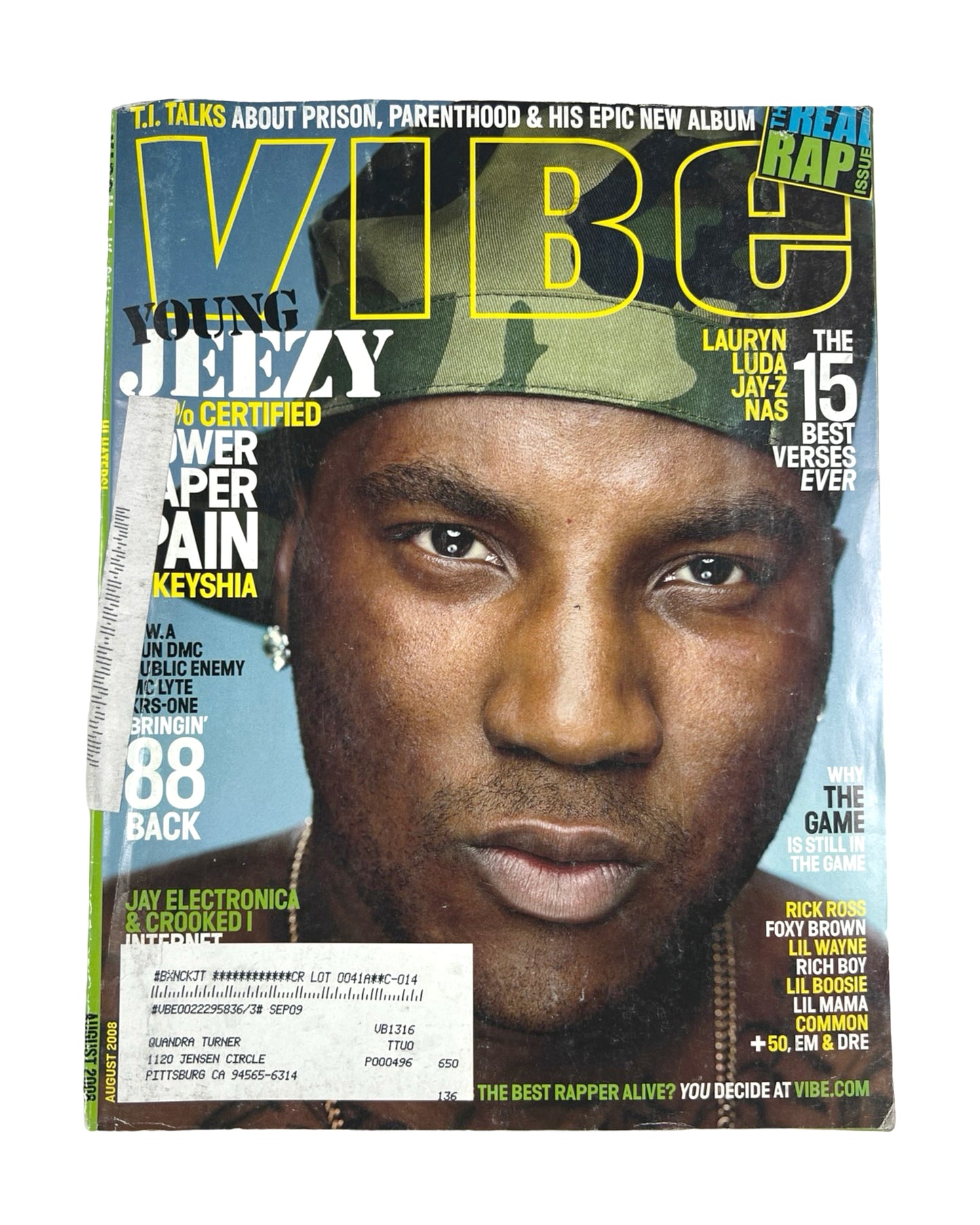 Vibe Magazine August 2008