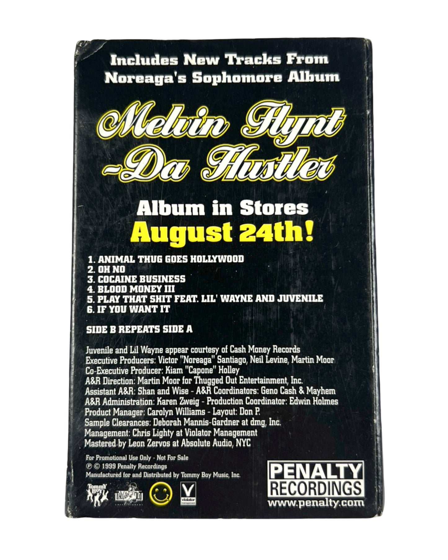 Noreaga 'Melvin Flynt - Da Hustla' Preview Cassette