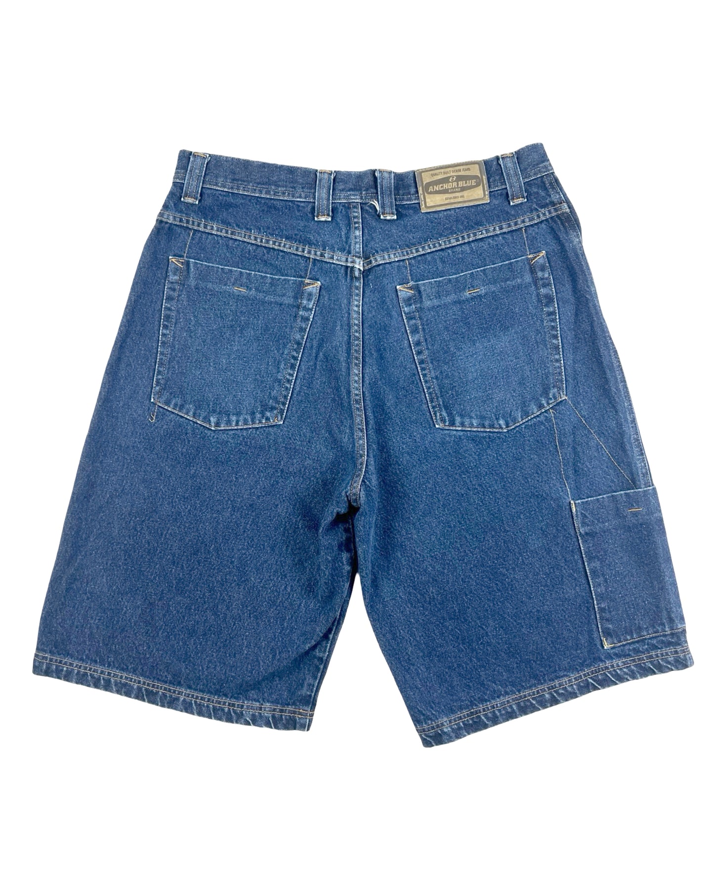 2000’s Anchor Blue Denim Jean Shorts w/Carpenter Pocket