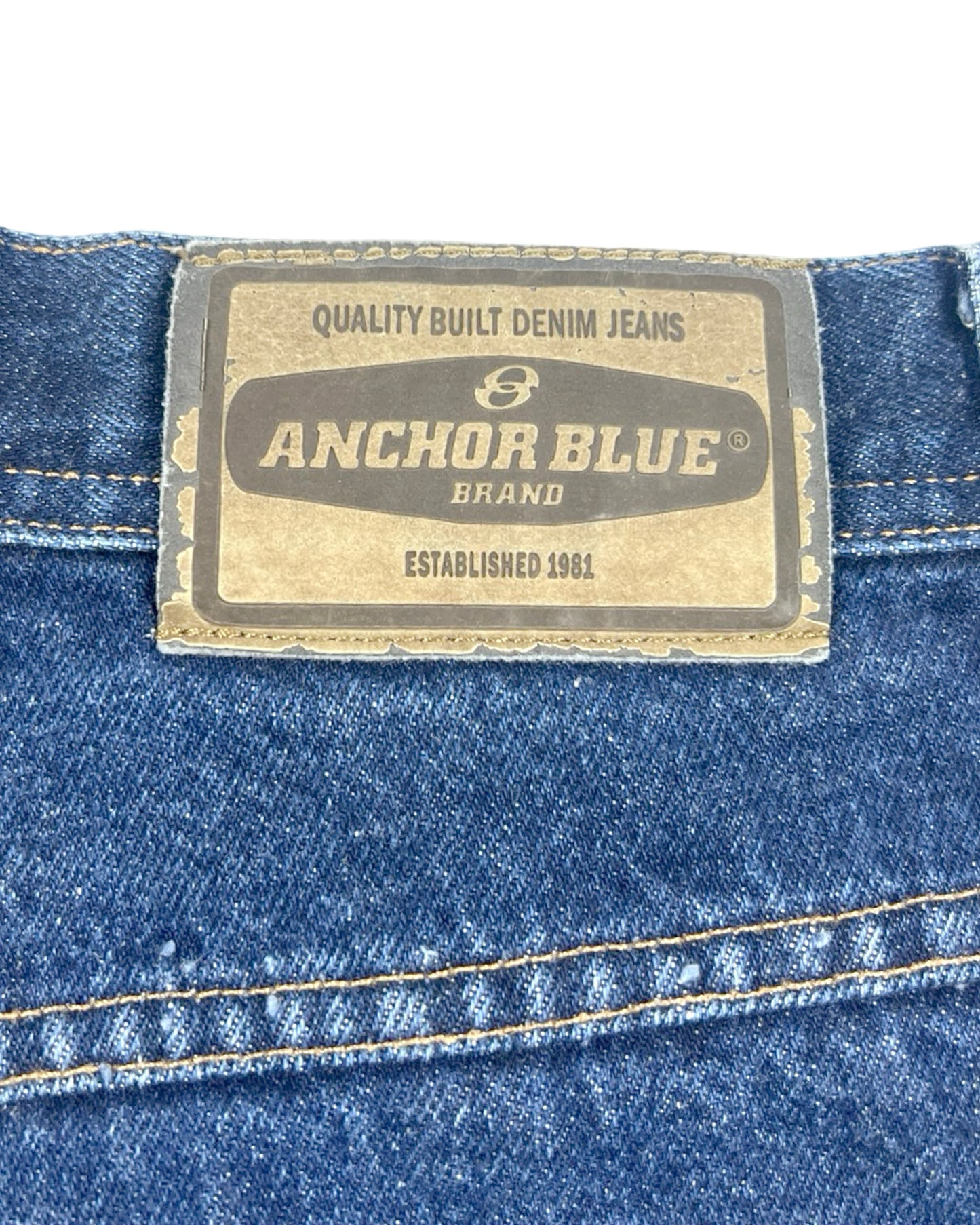2000’s Anchor Blue Denim Jean Shorts w/Carpenter Pocket