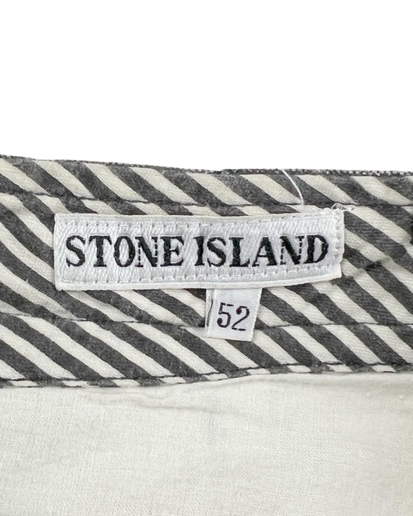 Stone Island Lace Back Denim Shorts