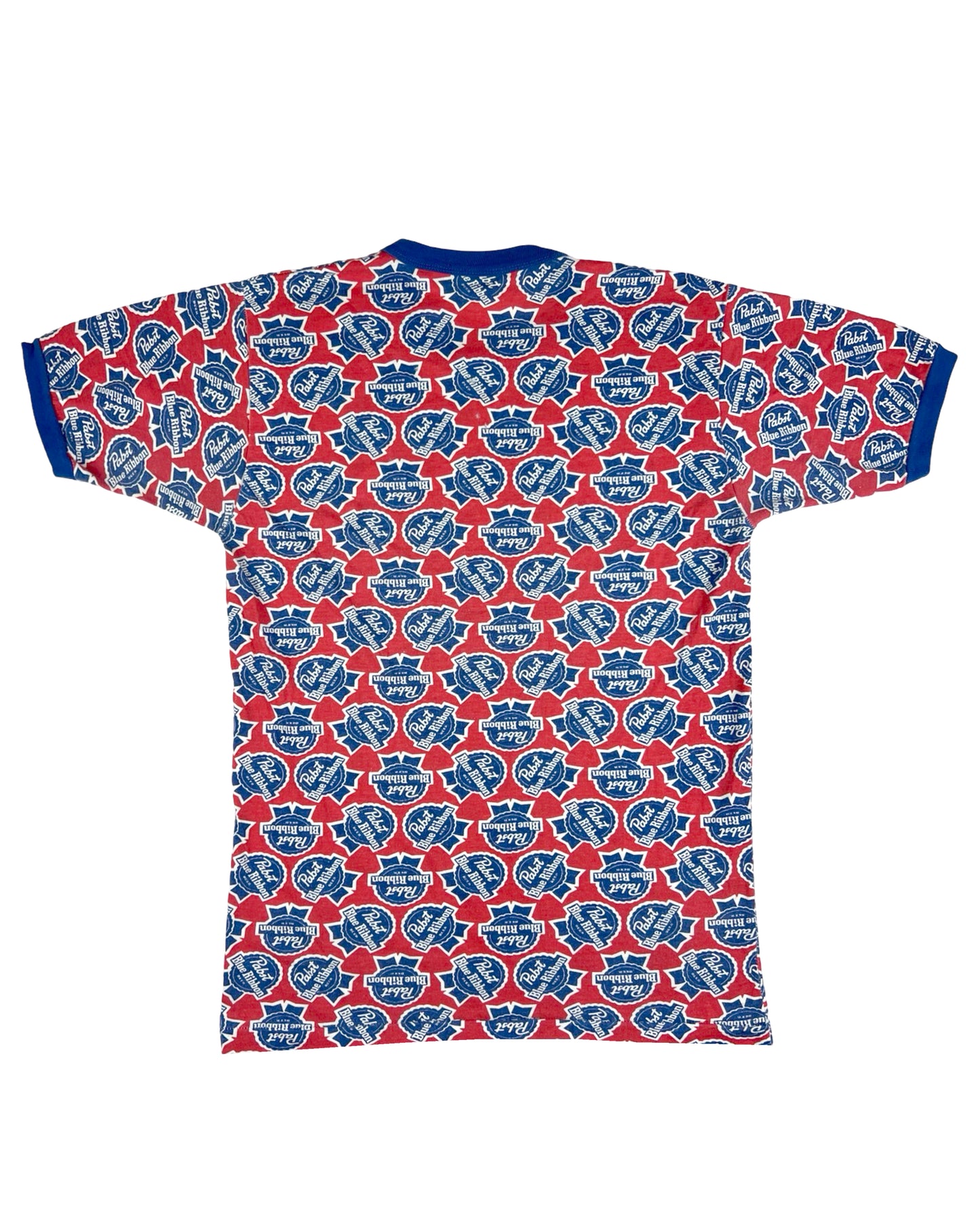 Pabst Blue Ribbon All Over Print Ringer T-Shirt