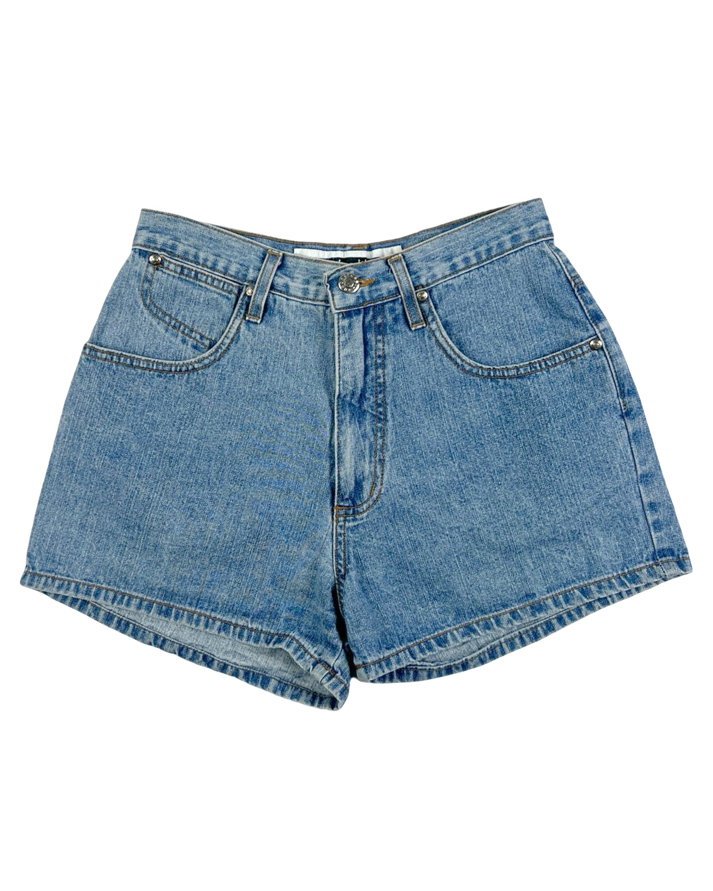 1990’s Anchor Blue Denim Shorts w/Cinch Back Detail
