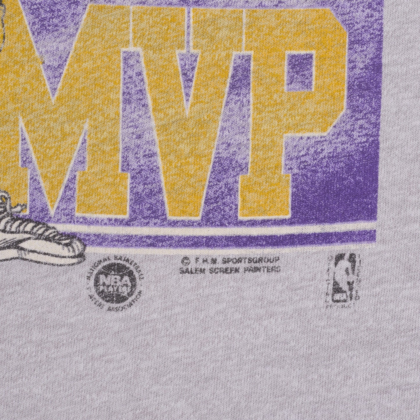 Magic Johnson Salem Caricature Big Head 1987 MVP T-Shirt