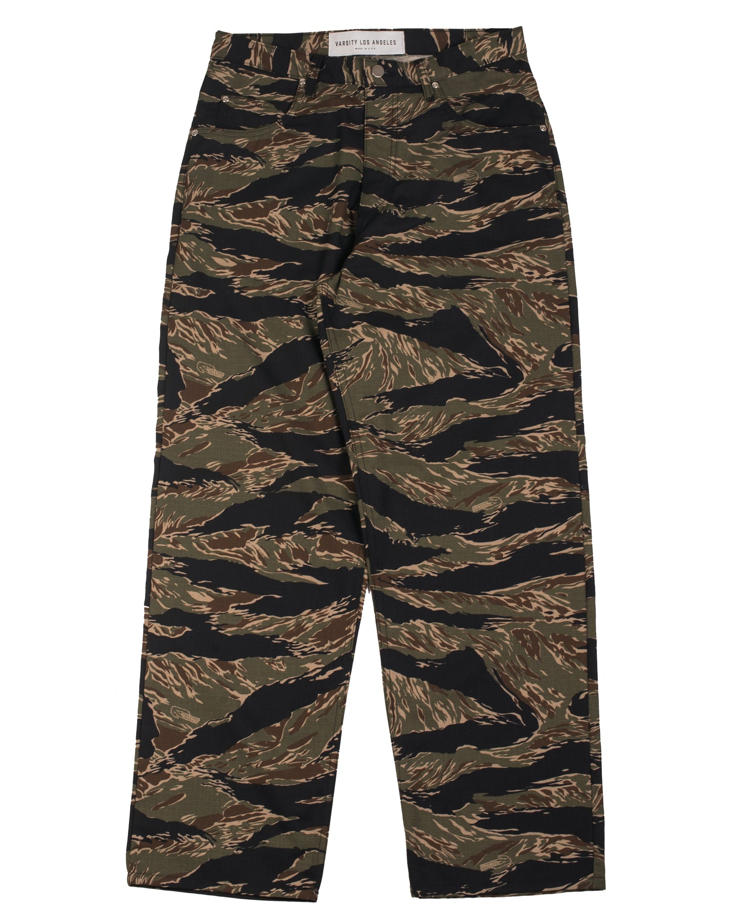 Varsity Los Angeles Tiger Stripe Camo Full Cut Jeans