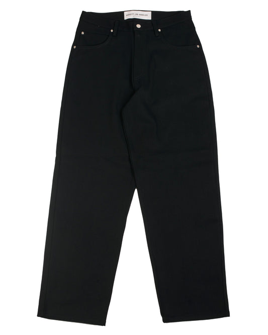 Varsity Los Angeles Black Full Cut Jeans