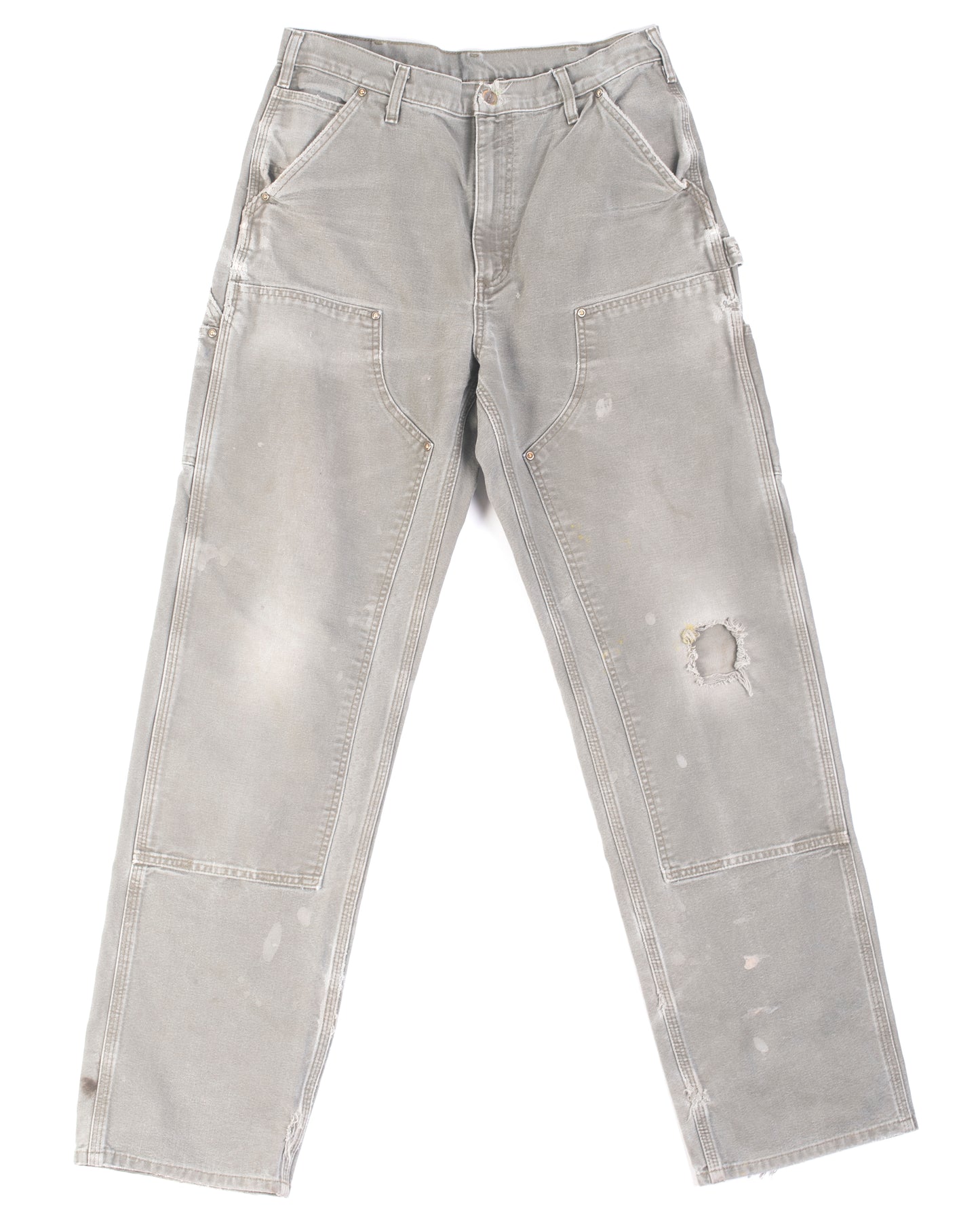Carhartt Grey Double Knee Work Pants