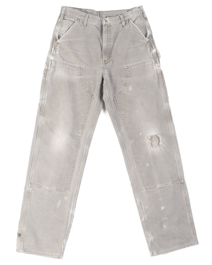Carhartt Grey Double Knee Work Pants