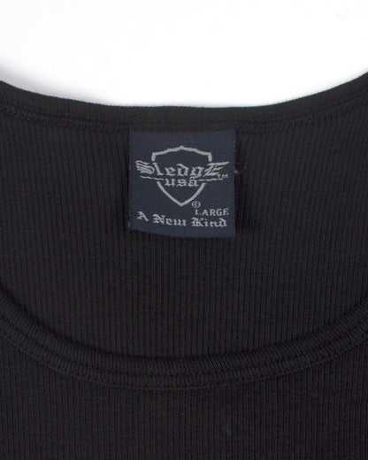 Sledge USA Ribbed Black Tank Top