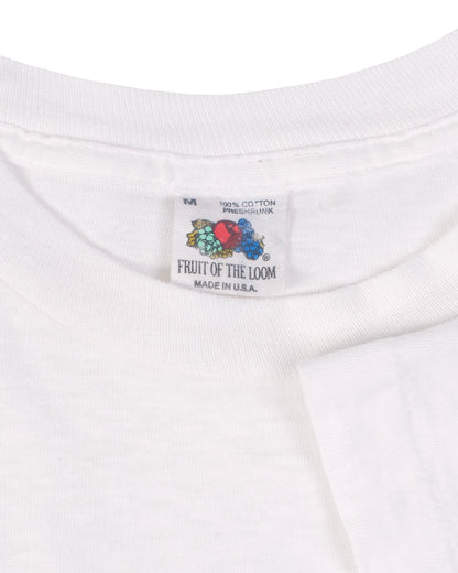 Blank Fruit of the Loom White Pocket T-Shirt