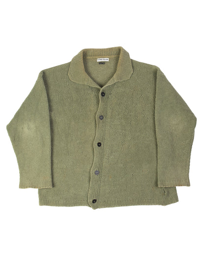 Stone Island Button Up Chenille Sweater