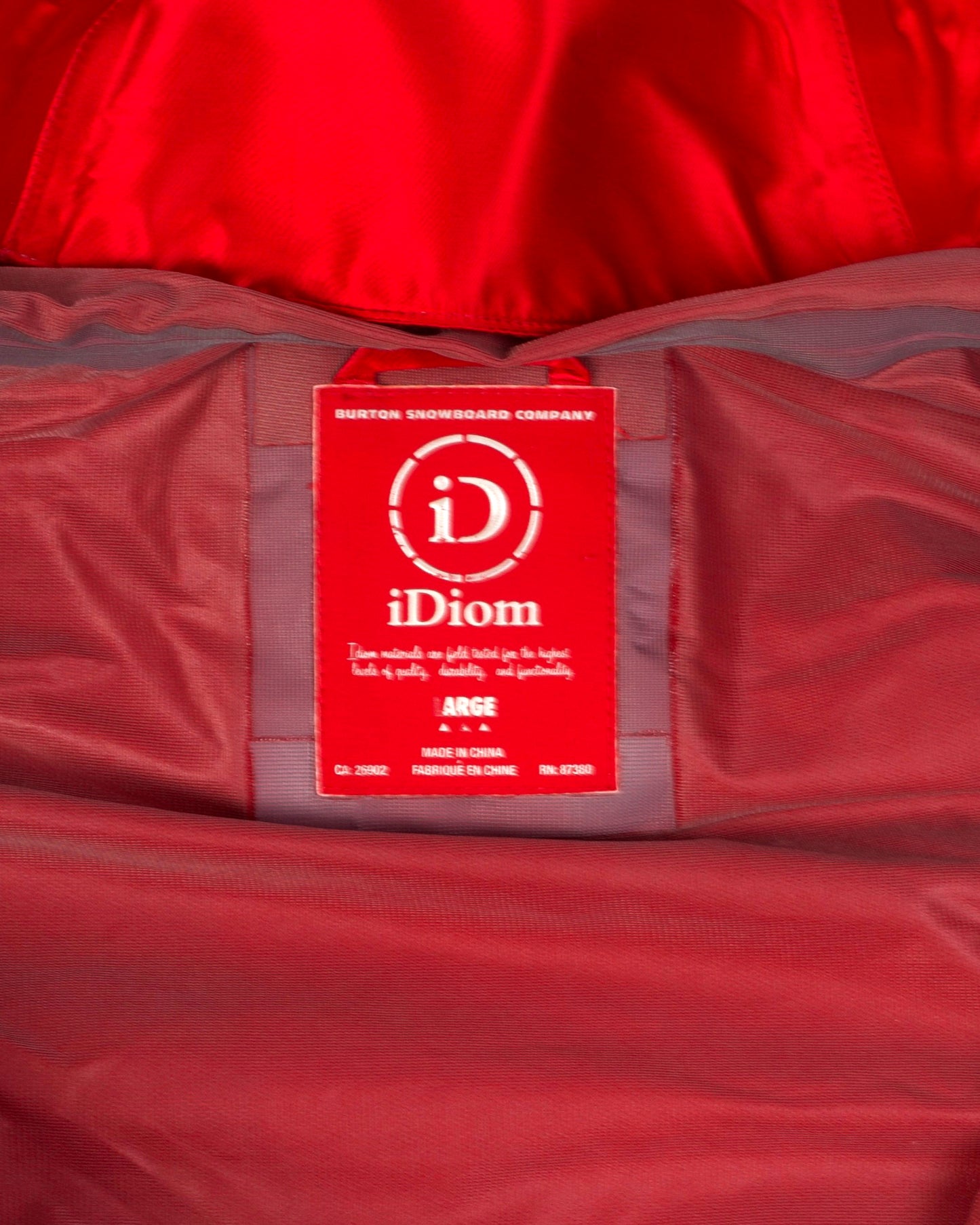 Idiom Satin Red Jacket