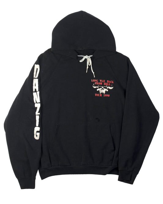 Danzig 'Long Way Back From Hell' 1990 Tour Crew Hoodie