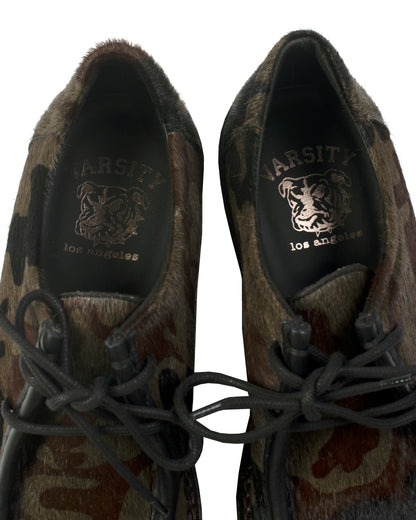 VLA Camo Pony Hair Moc Shoes