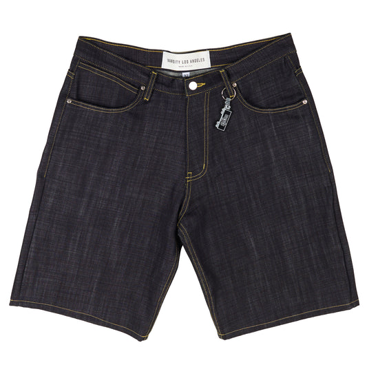 Varsity Raw Japanese Denim Shorts