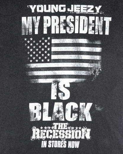 Young Jeezy President is Black Promo T-Shirt