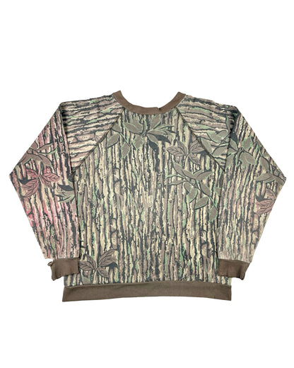 Realtree Camo Blank Raglan Sweatshirt