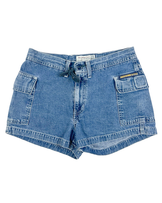 2000’s Abercrombie & Fitch Denim Cargo Easy Shorts