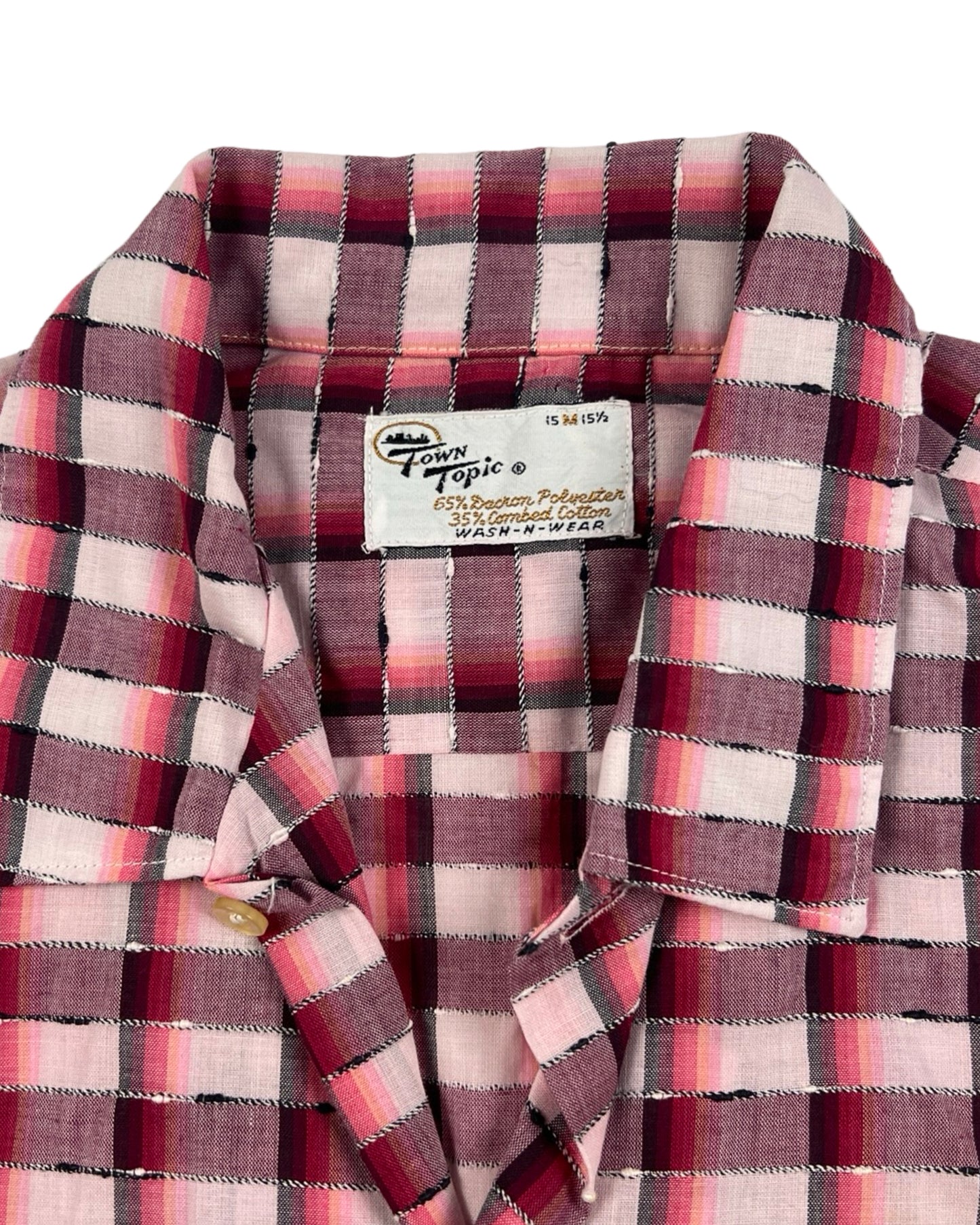 Town Topic Plaid Button Down Shirt