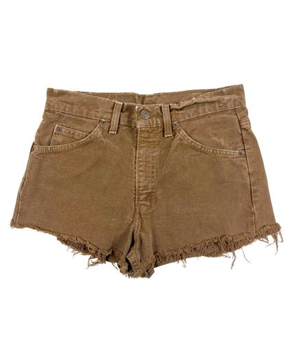 1990’s Levi's 555 Brown Denim Cut Off Shorts