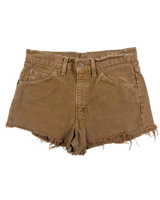 1990’s Levi's 555 Brown Denim Cut Off Shorts