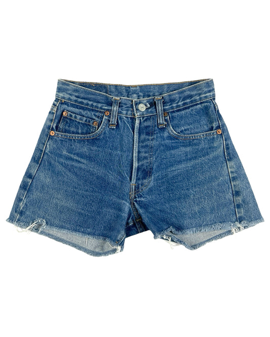 1970’s Levi's 501 Single Stitch Red Line Cut Off Denim Shorts