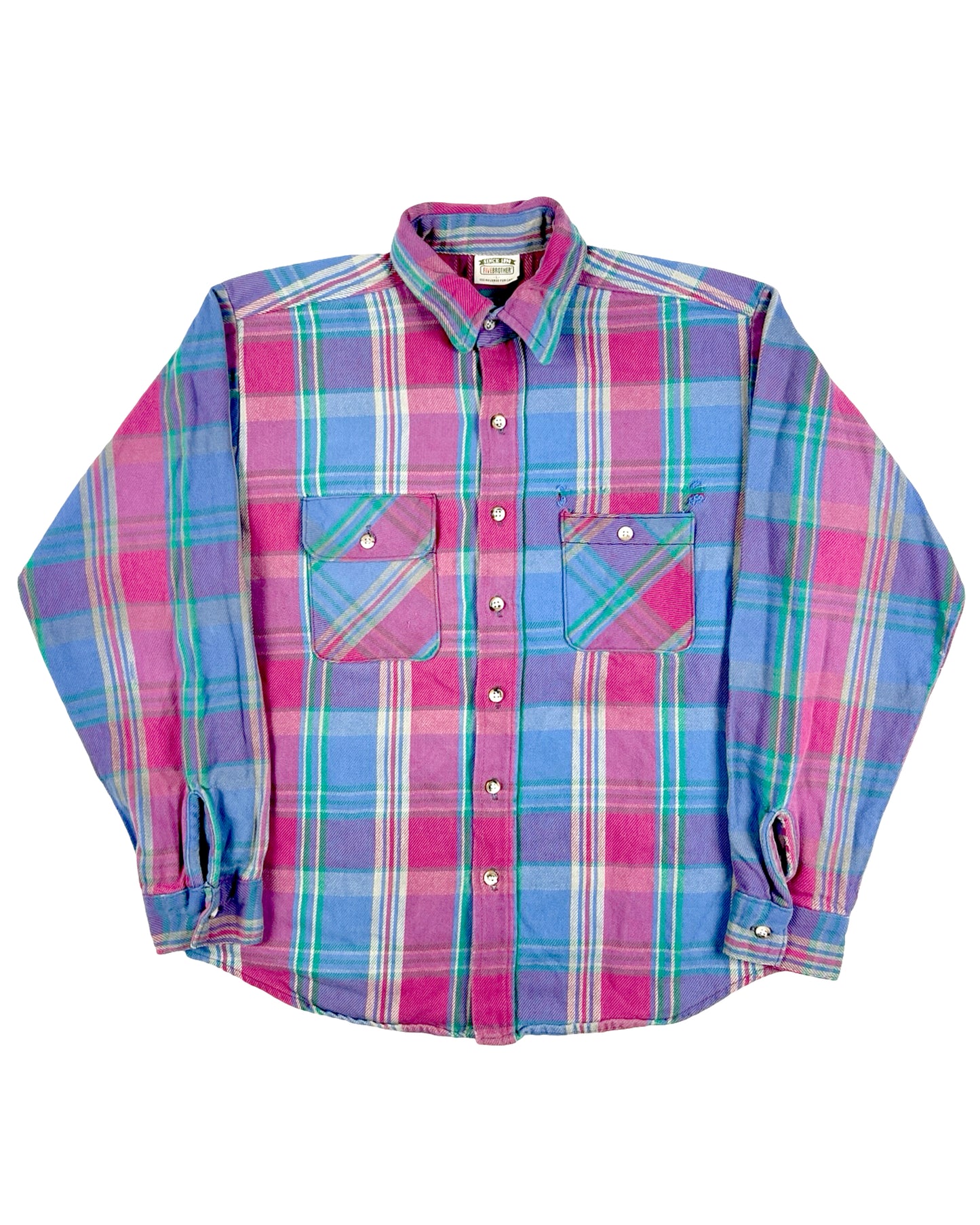 Five Brother Woven Flannel Shirt