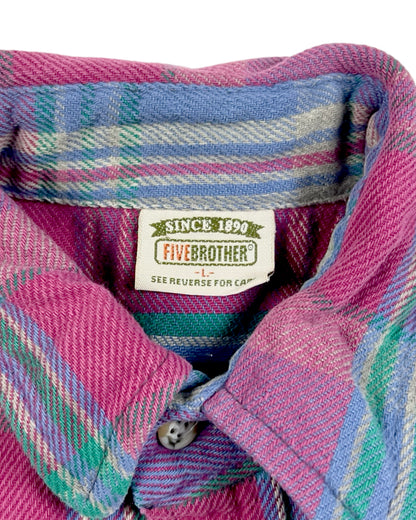 Five Brother Woven Flannel Shirt
