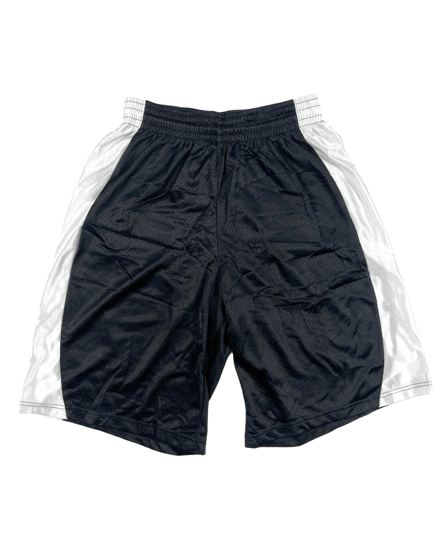 1990’s USA Made Cotton Exchange Black Nylon Mesh Shorts