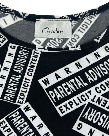 Parental Advisory All Over Print Dress