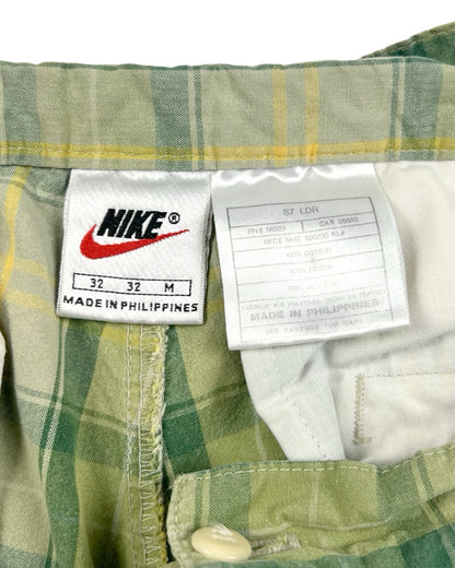 1990’s Nike Supreme Court Cotton Plaid Tennis Shorts