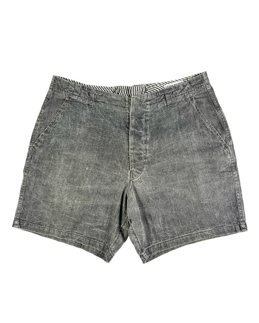 Stone Island Lace Back Denim Shorts