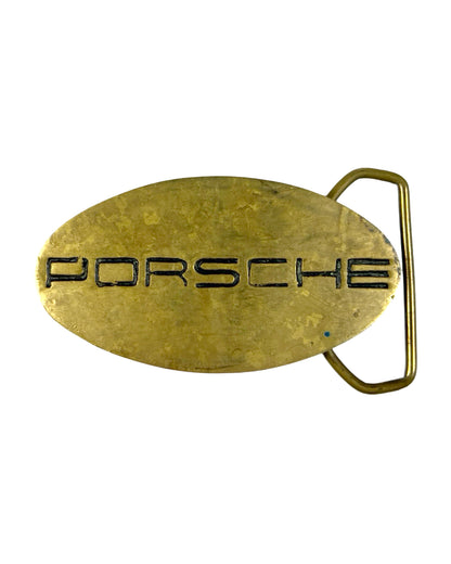 Porsche Brass Belt Buckle