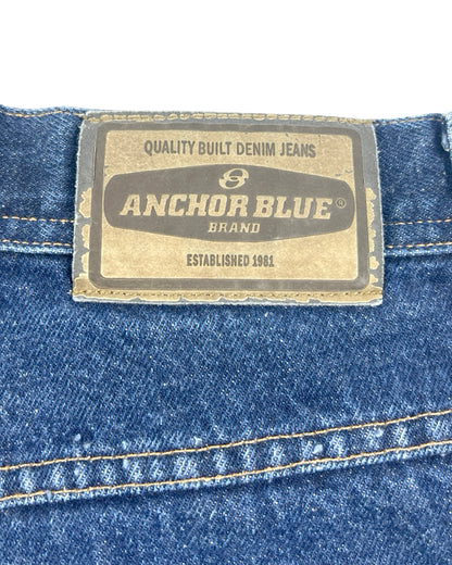 2000’s Anchor Blue Denim Jean Shorts w/Carpenter Pocket